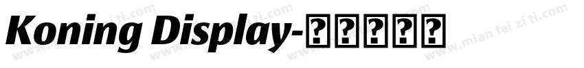 Koning Display字体转换